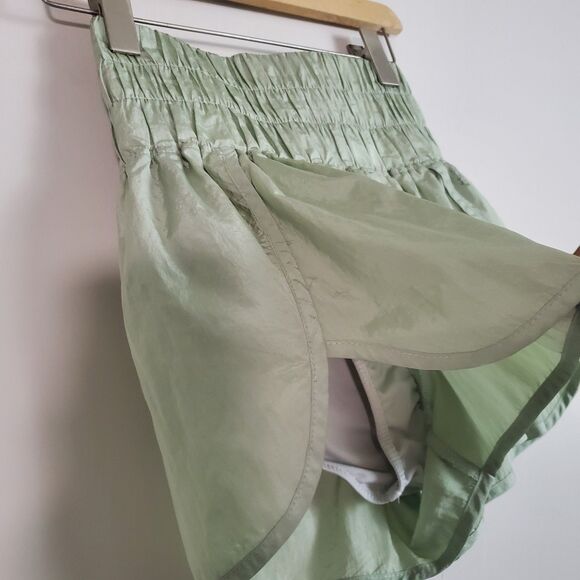 Free People Movement The Way Home Shorts Small Green Mint Athletic Sporty Gym - Picture 5 of 16